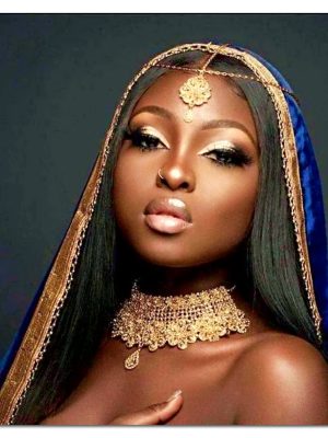 Golden Filigree Choker- Nubian Inspired Afrocentric Jewelry